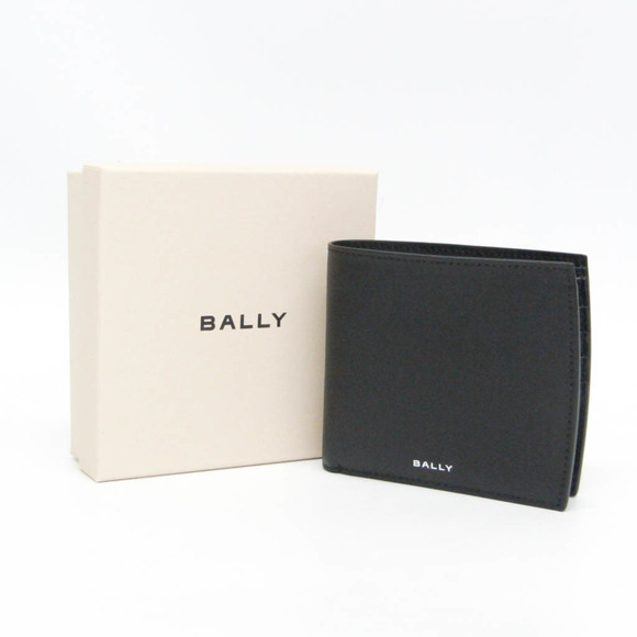Bally Men's Leather Bill Wallet (bi-fold) Black